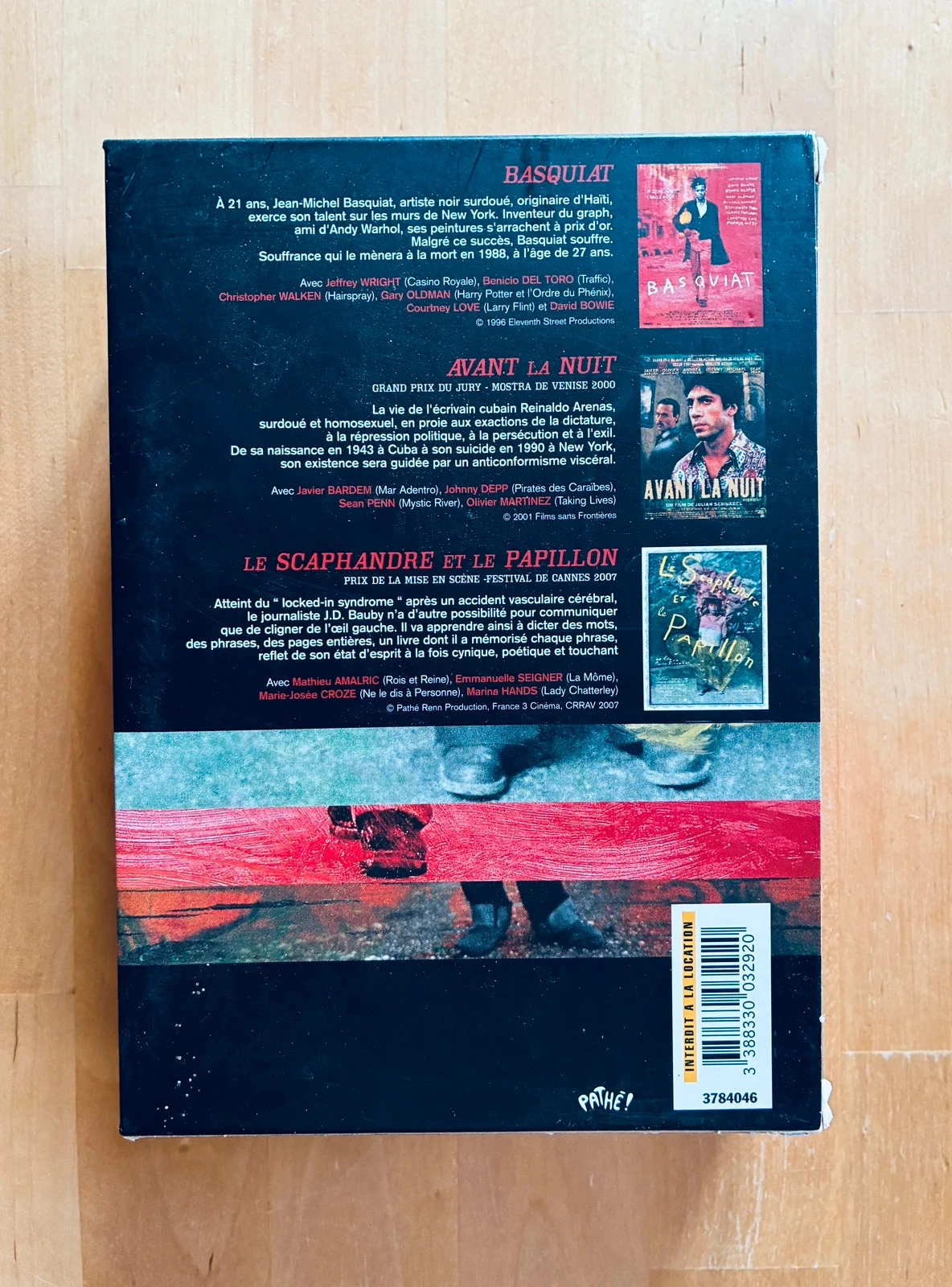 Coffret 3 cult DVD's van Julian Schnabel. – photo 2